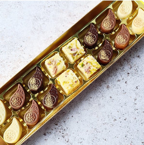 Paisley Twinkle Chocolate & Barfi Gift Box